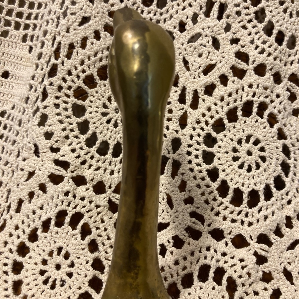 SOLD LCL - Vintage 7 Inch Brass Bird Swan - Picture 3 of 12